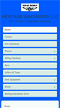 Mobile Screenshot of heritagemachinery.com